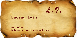 Laczay Iván névjegykártya